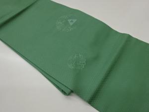花丸文に鱗模様刺繍名古屋帯